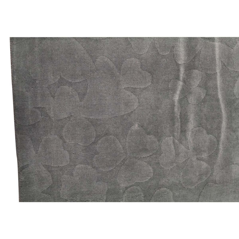 Abstract Area Rug in Gray, Rectangle 7'9" x 9'9"