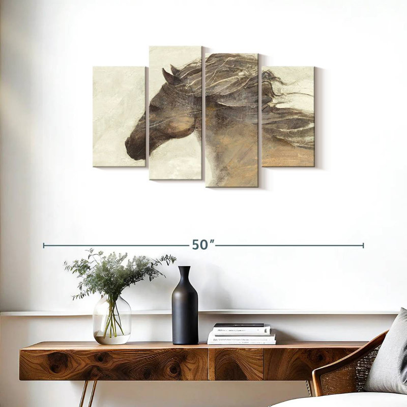 Abstract Horse, 22" H x 36" W