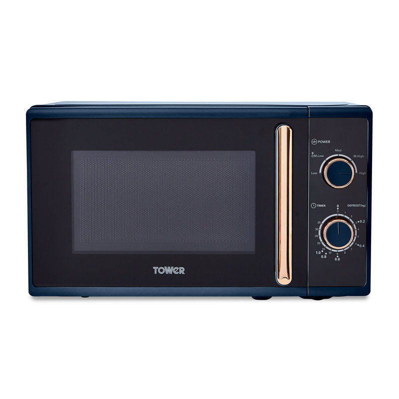 Tower Cavaletto 20L 800W Manual Microwave, Midnight Blue