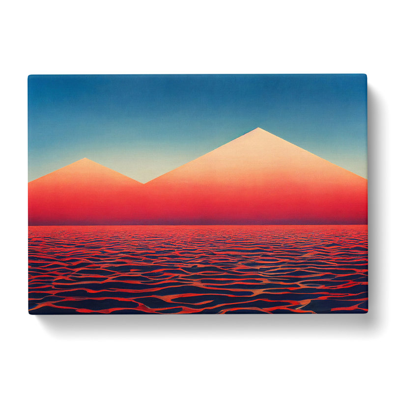 Special Abstract Mountains - Wrapped Canvas, 40cm H x 60cm W x 3cm D