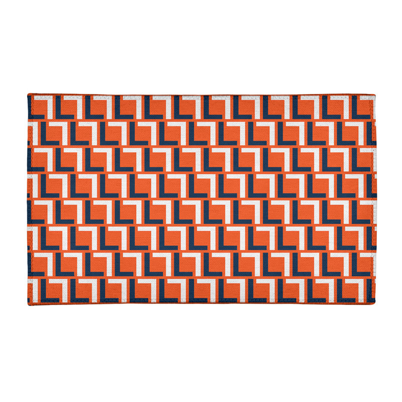 Geometric Indoor Rug, Rectangle 3' x 5'