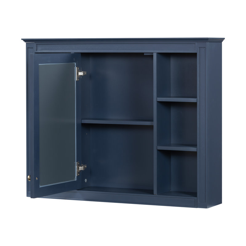 Armoire de rangement murale moderne, Pharmacie, Bleu