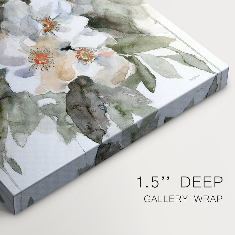 Grès floral - galerie Cavas enveloppé, H 48 po x l 32 po