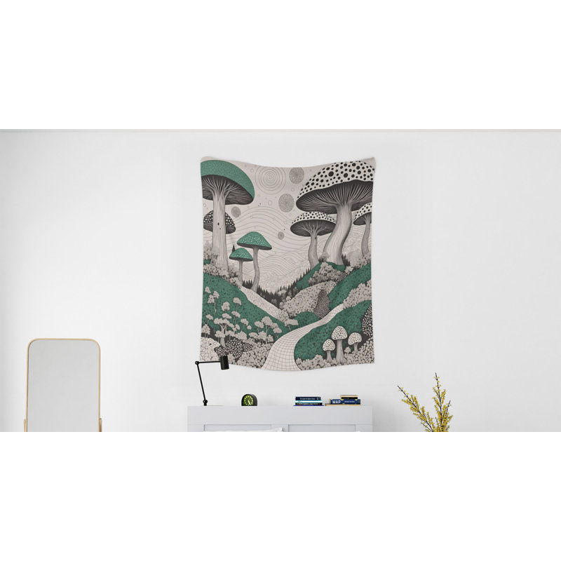 Tapisserie murale, H 60 po x l 51 po x P 0,5 po