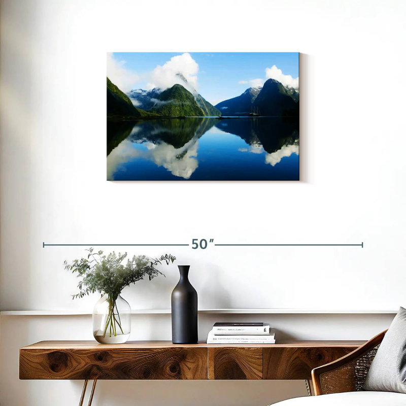 Nicci nuageux Milford Sound, H 20 po x l 30 po