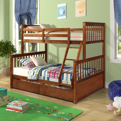 Deakyneville Twin Over Full Solid Wood Standard Bunk Bed by Harriet Bee -  F4A29DAFF367433F9DC2E162EF2134AC