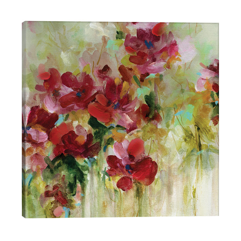 « jardin play ii » par carol robinson-print, Toile tendue, H 26 po x l 26 po x P 1,5 po