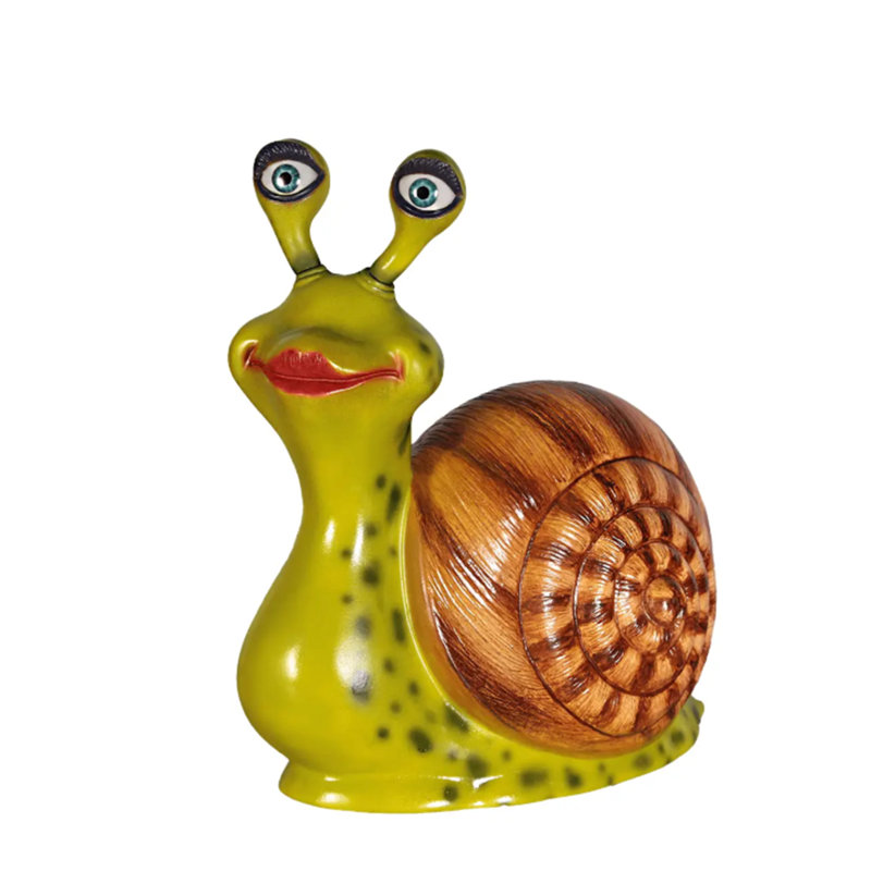 Comic Female Snail Over Sized Statue