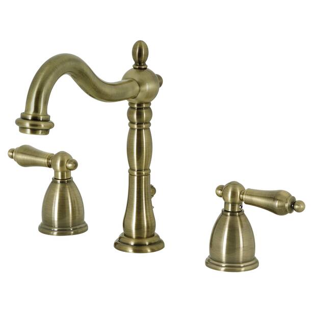 Kingston Brass Heritage Bridge Faucet with Side Spray & Reviews | Wayfair