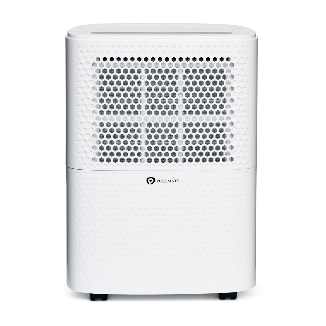 PureMate 12 Litre Dehumidifier with Air Purifier and Continuous Drainage Hose