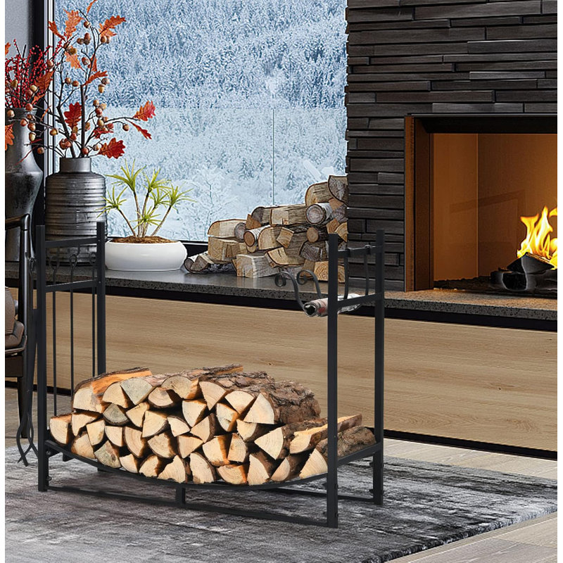 36'' W Metal Log Rack