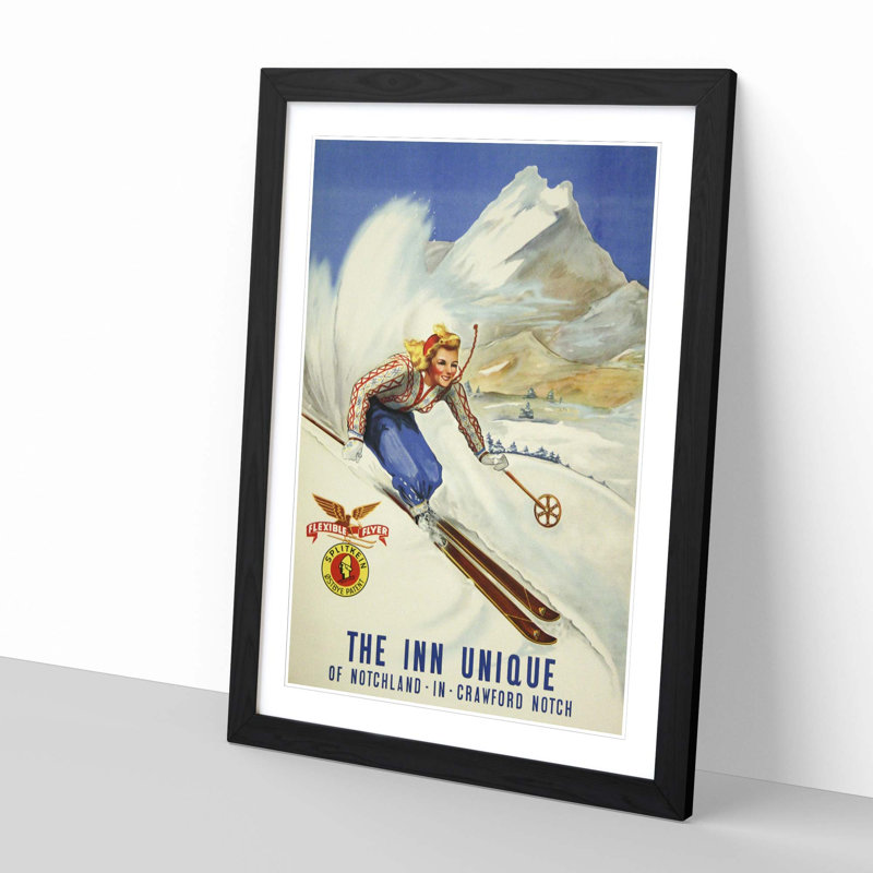 Single Picture Frame Print, Black