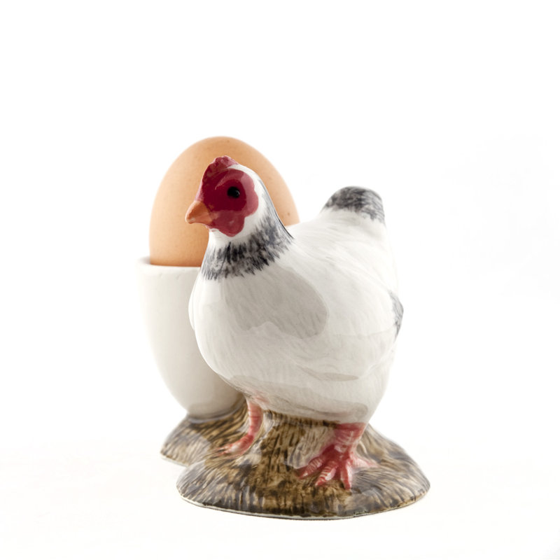 Egg Cup - With - Chicken - Light Sussex