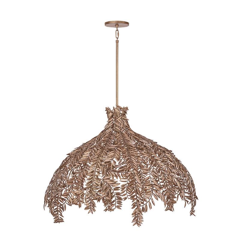 Jalore 6 Light Pendant, Brown Macchiato, Brown 