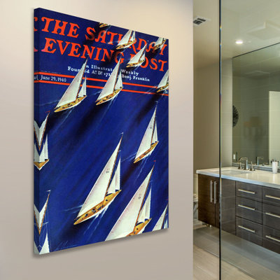 Saturday Evening Post 1940 - Wrapped Canvas Advertisements