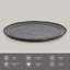 Linhas Bio Stoneware Titanium Dinner Plate, 10.8" (Set of 6)
