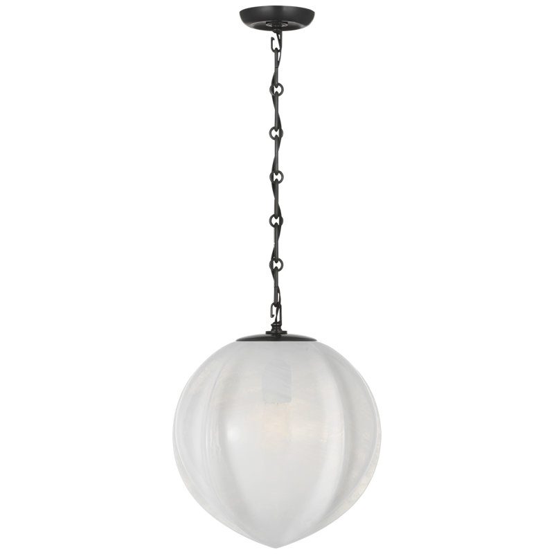 Aerin 1 - Light Pendant, Bronze, 15.5" H x 13" W x 13" D