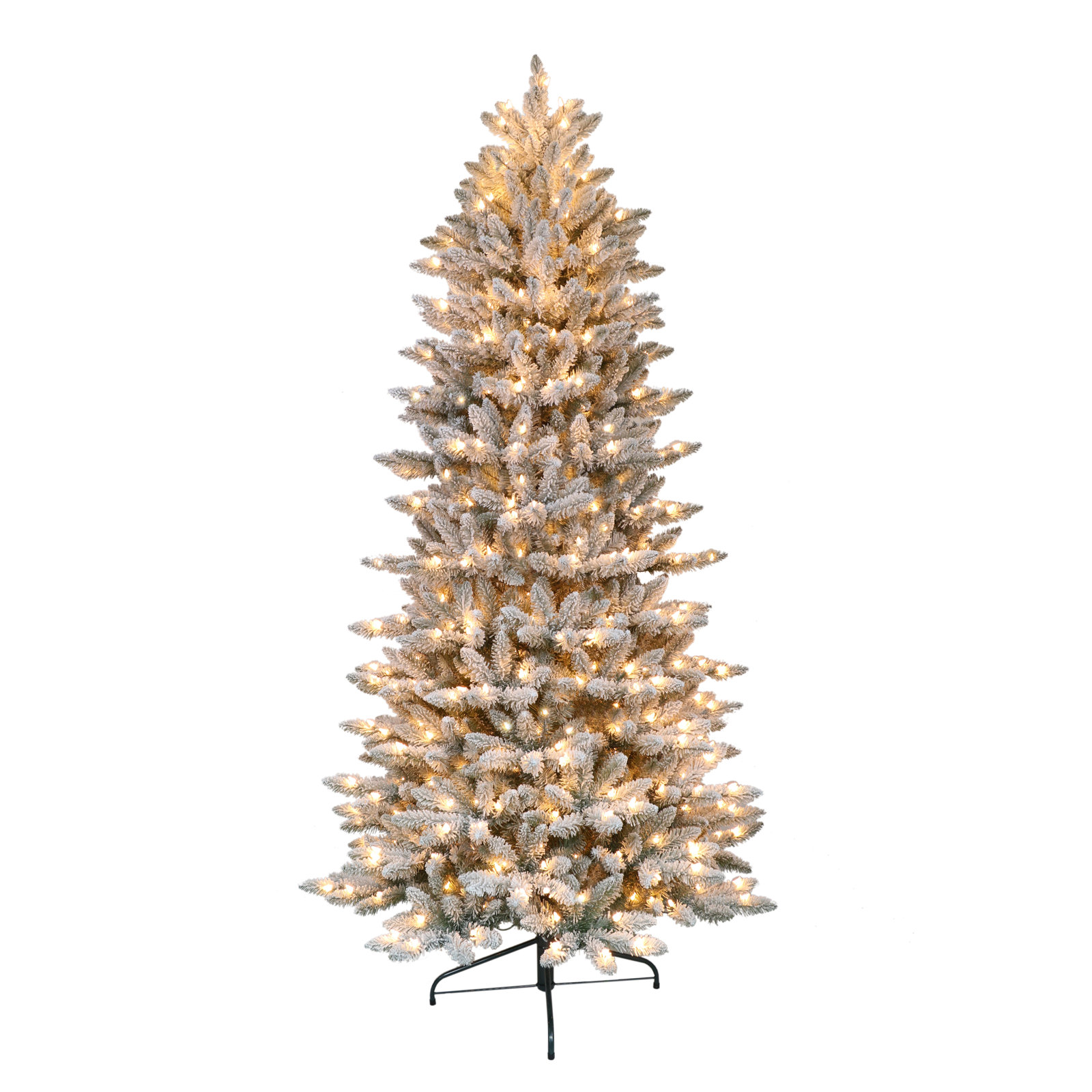 Lighted Artificial Christmas Tree, 6.5'
