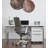 Mazion Metal Base Writing Desk with Power Outlet-86043465-86043477