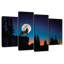 Loup hurlant la nuit-108847374