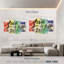«Love Is Love Is Love», reproduction sur toile tendue 4 pièces-1779500836