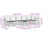 306cm Wide Patio Sectional Set