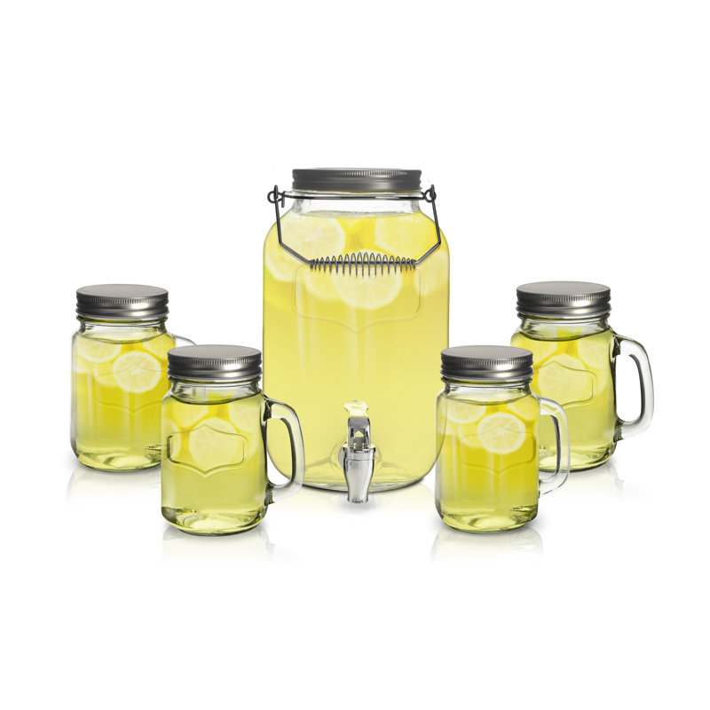 Ensemble de distributeur de boissons 5 pièces Carol-Anne