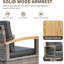 Chaises de patio simples pour 2 personnes