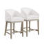 Tabouret de comptoir avec accoudoirs Bethea-107095730