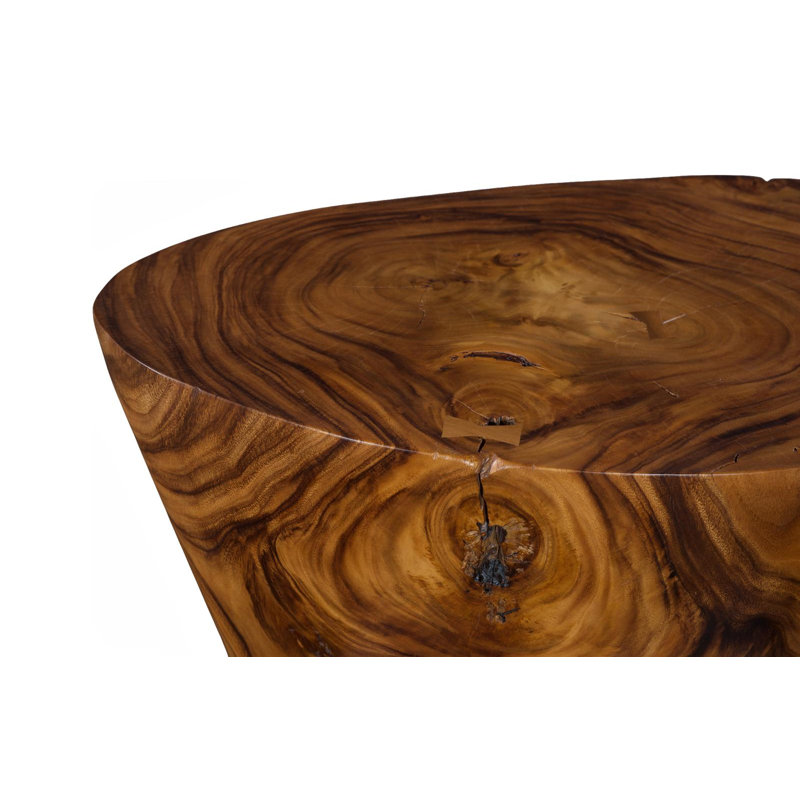 Lathe Coffee Table, Natural, Small, Natural