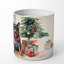 Bougie de Noël parfumée avec support en céramique