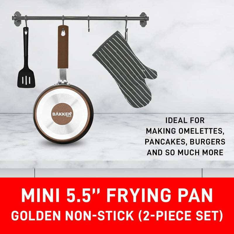 Bakken- Swiss Bakeware Set, Copper/Golden
