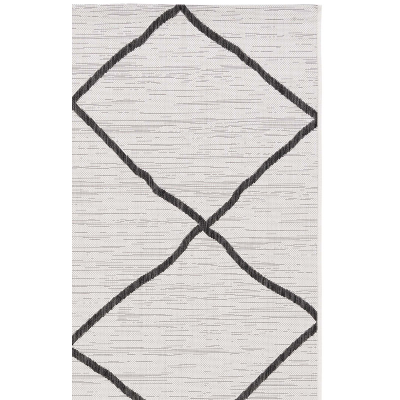 Courtyard Performance Geometric Indoor/Outdoor Area Rug, Rectangle 5'3" x 7'7"