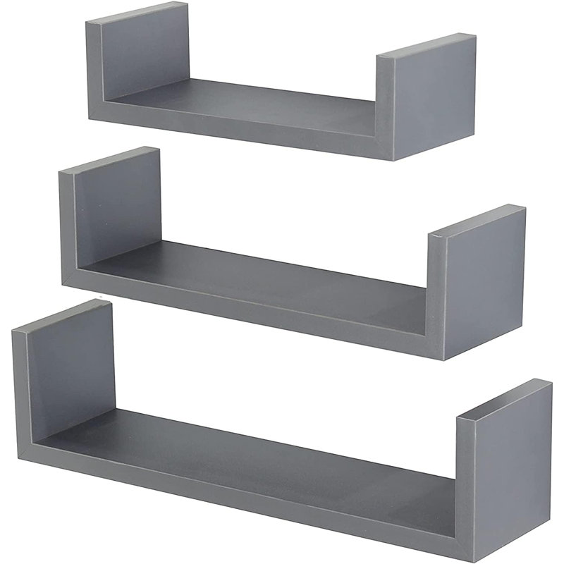 Floating Shelf, Gray