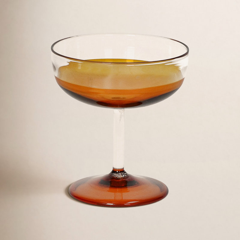 Verre coupé borosilicaté Tarifa, Ambre
