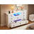10-drawer 47.2" W Dresser With led lights and power outlets, Wooden chest of drawers With Fabric side pocket, Tv stand for bedroom Living room-636357270