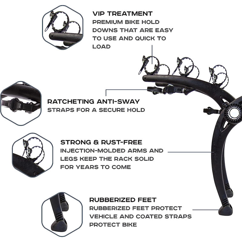 Steel Surface Mounted Bike Rack