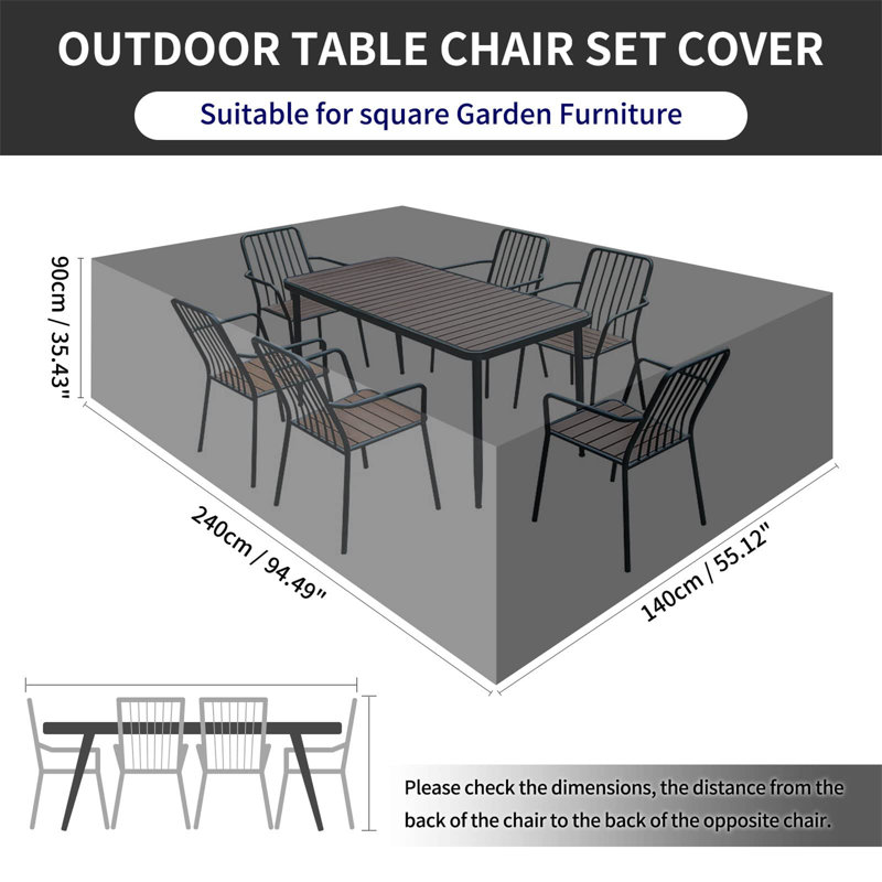 Outdoor Patio Dining Set Cover