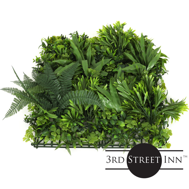 Mélange tropical tropical vert feuillage protégé contre les rayons UV pour la décoration extérieure, 12