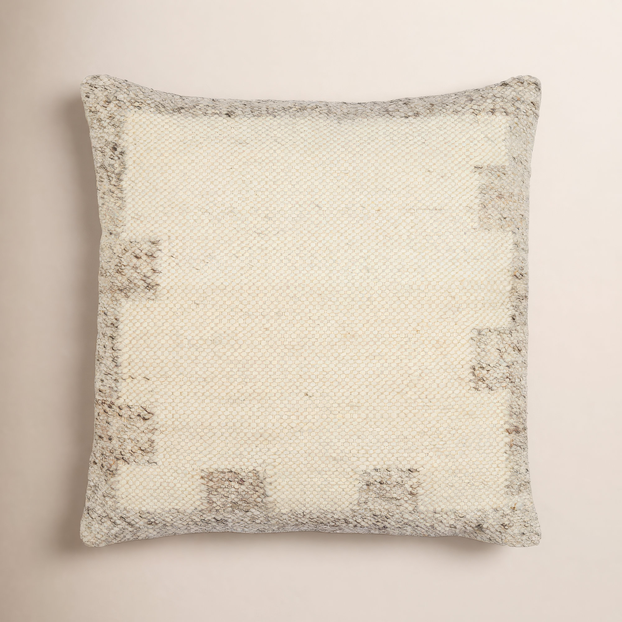 Dia Cotton/Wool Throw Pillow, 20" x 20", Pillow Cover Only - No Insert