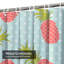 Rideau de douche imperméable Polka Pine-812520424