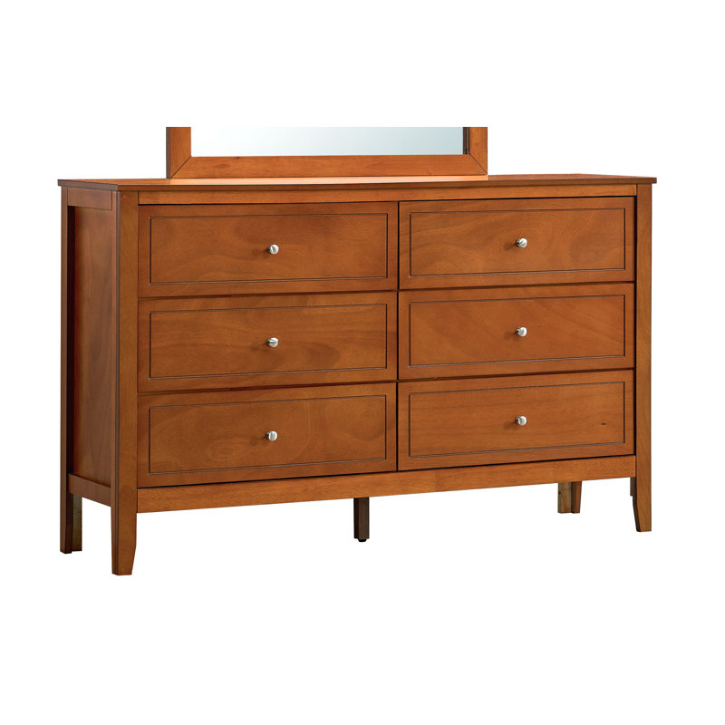 Daniel 6 Drawer Dresser - Oak, Oak