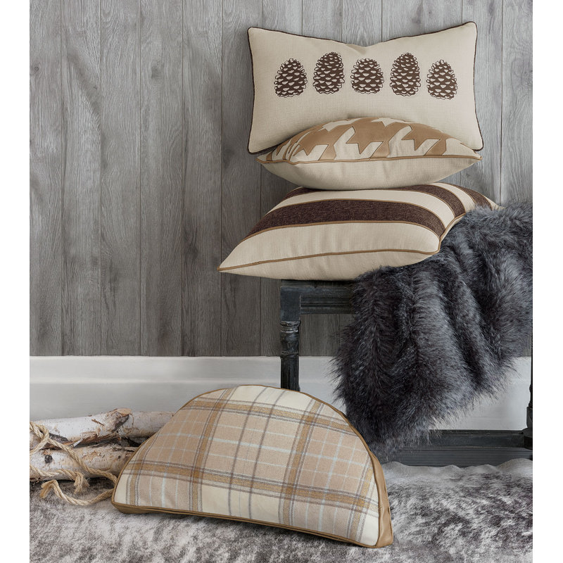 Lodge Square Pillow Cover & Insert, Vivo Bisque