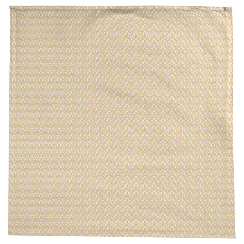 Nappe art déco Leffel, Orange clair