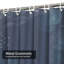 Rideau de douche abstrait avec 12 crochets-334888079