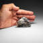 Silver On Calcite Crystal Cluster  Matrix From Bouismas Mine, Zagora, Morocco