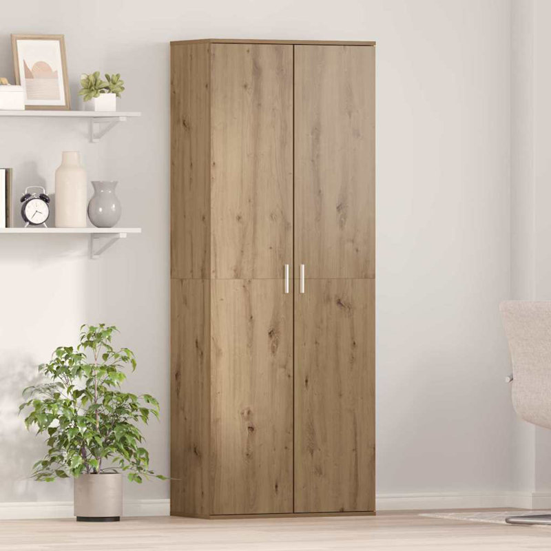 Highboard 70 X 35 X 180 Cm Engineered Wood, Artisan Oak