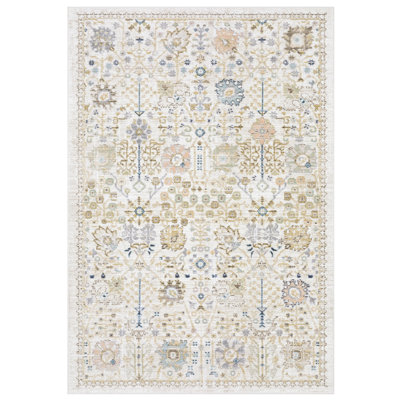 Tapis bleu / rose Tonye