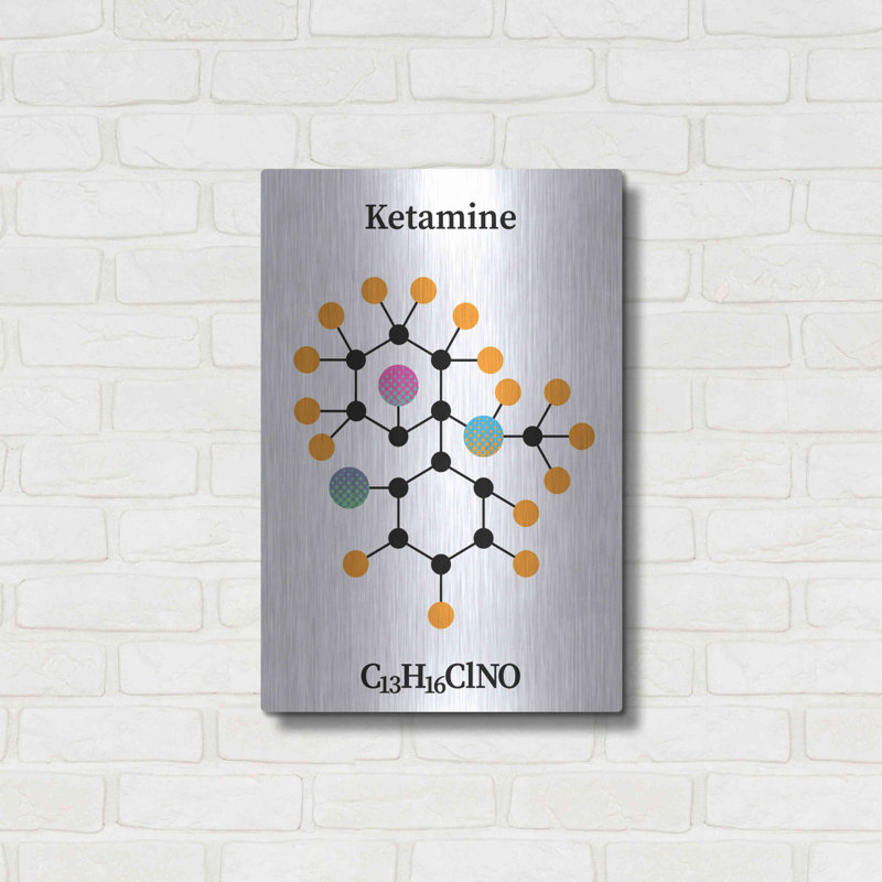 «Ketamine Molecule» par Maxim, H 24 po x l 16 po
