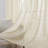 Carthamus Polyester Linen like Textured Gromments Curtain Pair-1878458524-1878164772